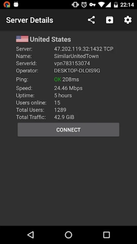 VPN Servers – capture d'écran 4